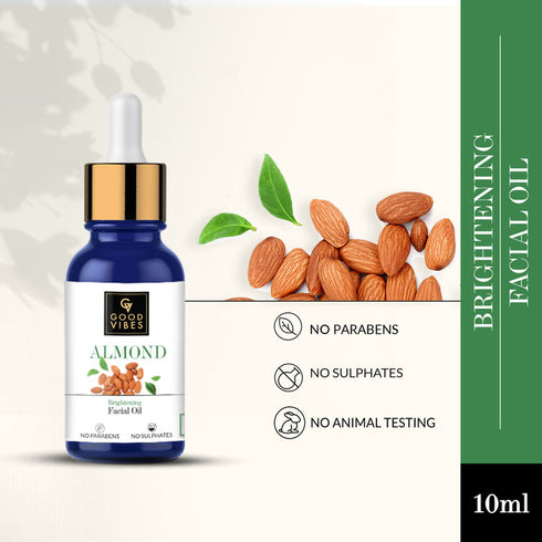 Good Vibes Almond Brightening Facial Oil