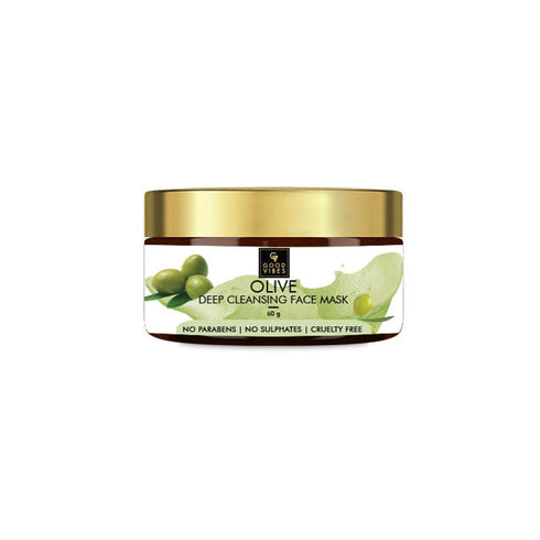 Good Vibes Olive Deep Cleansing Face Mask 60g