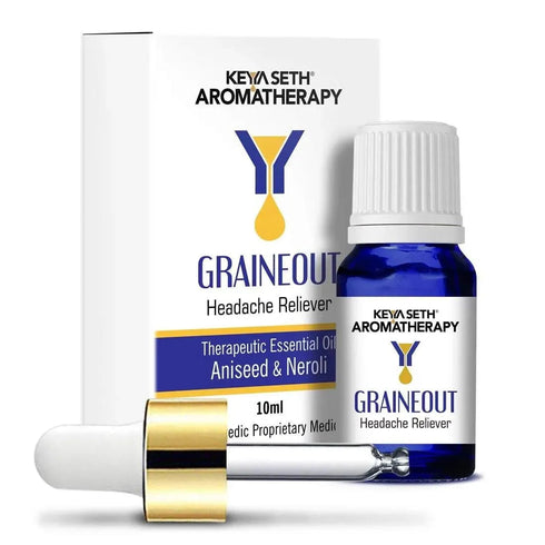 Keya Seth Aromatherapy Graine Out-Migraine Therapeutic Essential Oil Blend of Aniseed & Neroli