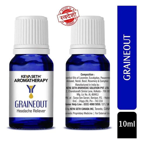 Keya Seth Aromatherapy Graine Out-Migraine Therapeutic Essential Oil Blend of Aniseed & Neroli