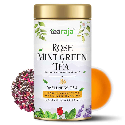 Tea Raja - Green Lavender Rose Mint Tea