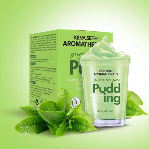Keya Seth Aromatherapy Green Tea Face Pudding Brightening Sleeping Mask