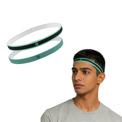 Wiselife Silicone-Grip Headband Set of 2