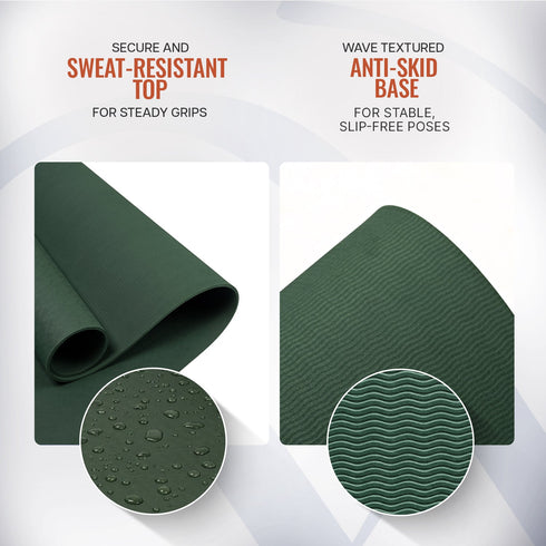 Wiselife Grande XL TPE Yoga Mat - 6mm