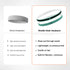 Wiselife Silicone-Grip Headband Set of 2