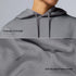 XYXX Pulse French Terry Cotton Oversized Blend Hoodies Opal Grey