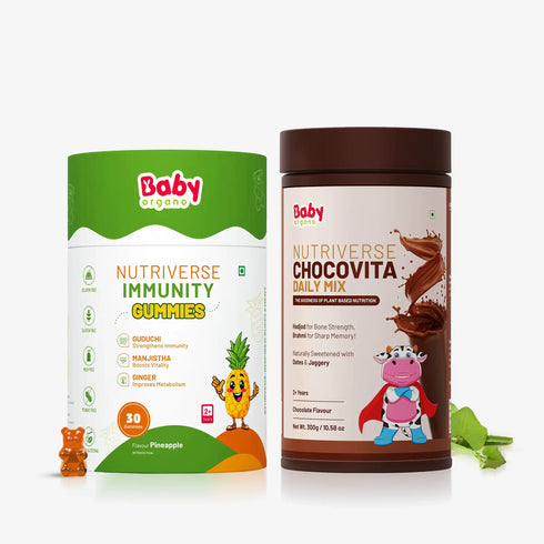 Babyorgano Growth & Immunity Booster Combo