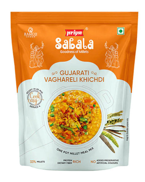Sabala Millets Gujarati Vaghareli Khichdi