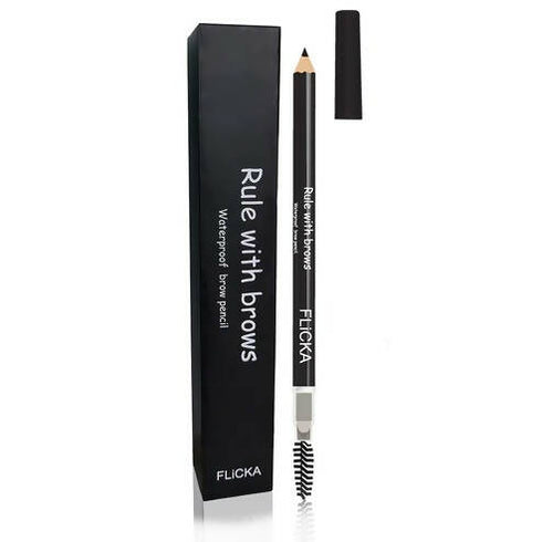 FLiCKA Rule with Brows Brow Pencil | Black