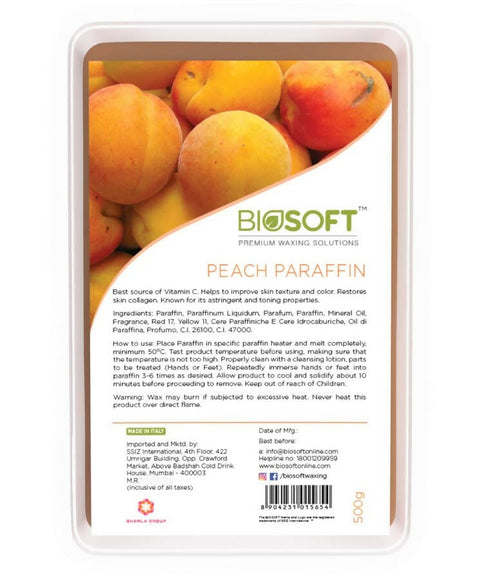 Biosoft Peach Paraffin Wax