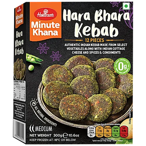 Haldiram's Hara Bhara Kebab - Minute Khana 300 g