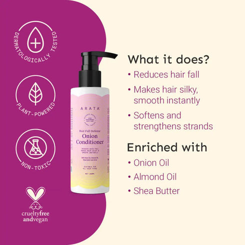 Arata Hair Fall Defense Onion Conditioner