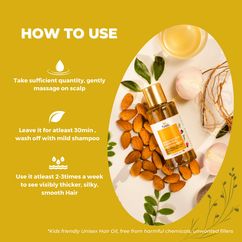 Tvishi Skincare Herbs Infused Hair Oil