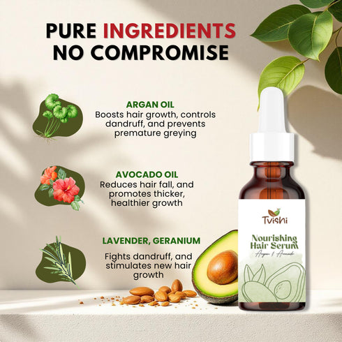 Tvishi Skincare Nourishing Hair Serum