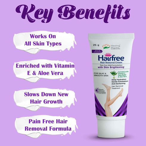 Healing Pharma Hairfree Hair Removal Cream