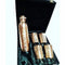 Coppjal Hammered Copper Bottle Glass Gift Set
