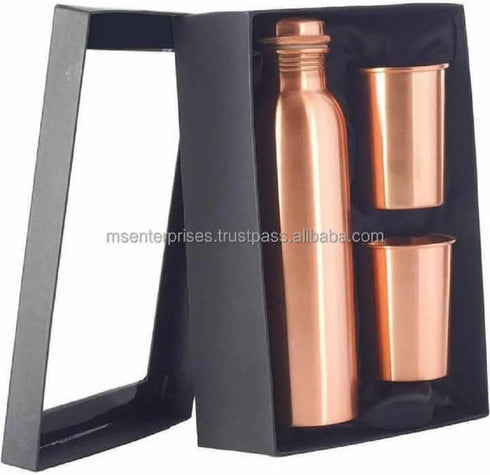 Coppjal Hammered Copper Bottles