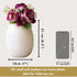 Behoma Oval Vase – White
