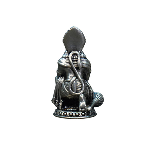 Pure Silver Antique Hanuman Sitting 27.82G By Mahita Collections