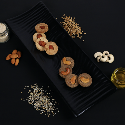 Hetha Atta Ghee Cookies / Whole Wheat Cookies with Ghee