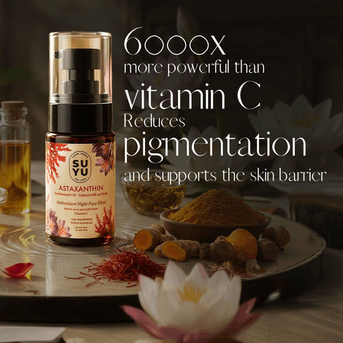 Suyu India Astaxanthin Antioxidant Night Face Elixir