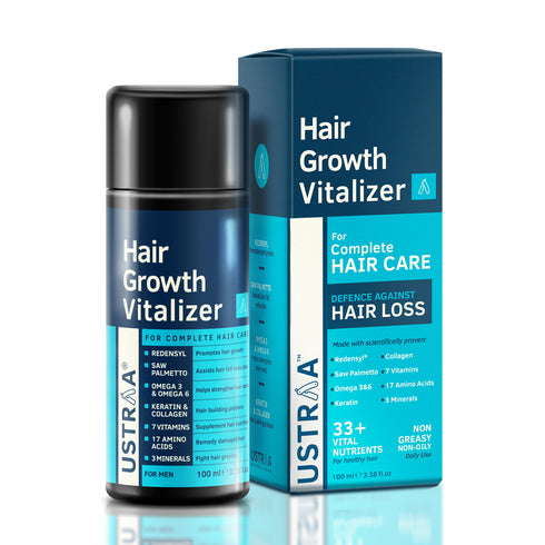 USTRAA Hair Growth Vitalizer & Neem & Charcoal Facewash