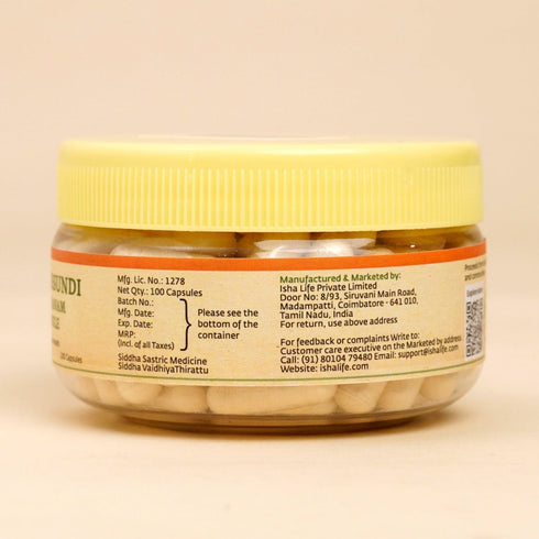 Isha Life Thayir Sundi Capsule 100pcs