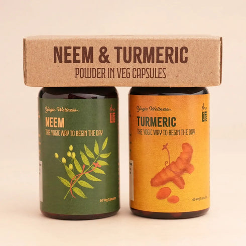 Isha Life Neem and Turmeric Veg Capsules