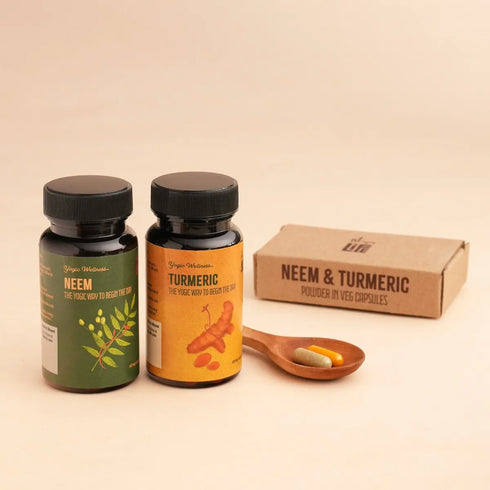 Isha Life Neem and Turmeric Veg Capsules