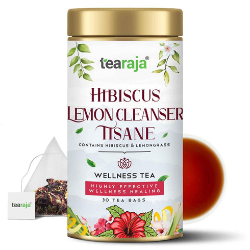 Tea Raja - Hibiscus Lemon Cleanser Tisane 30 Teabags