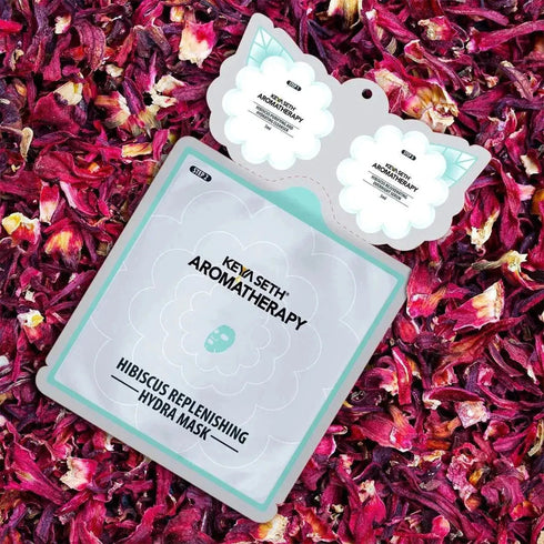 Keya Seth Aromatherapy Hibiscus Replenishing Hydra 3-In-1 Facial Sheet Mask