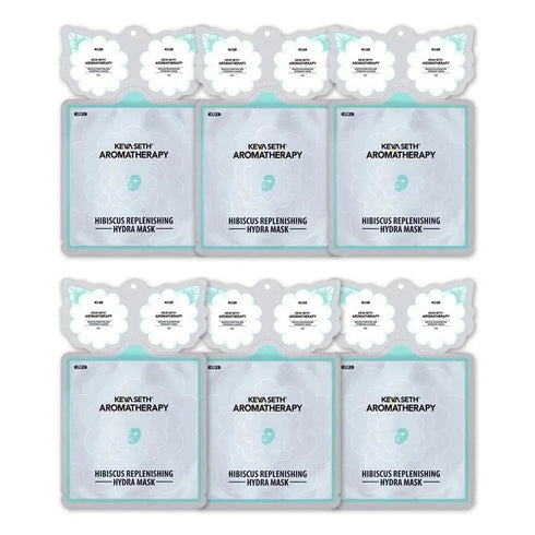Keya Seth Aromatherapy Hibiscus Replenishing Hydra 3-In-1 Facial Sheet Mask