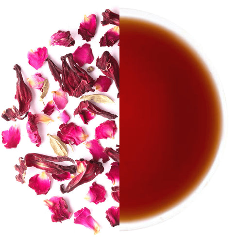 Tea Raja - Hibiscus Rose Refresher - Herbal Tisane