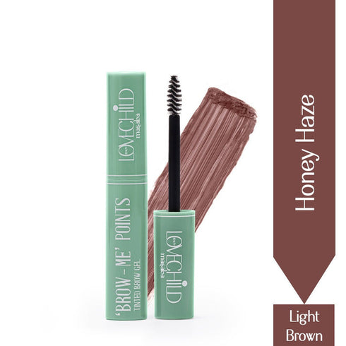 LoveChild Honey Haze| Brow Me Points | Tinted Brow Gel Water|proof