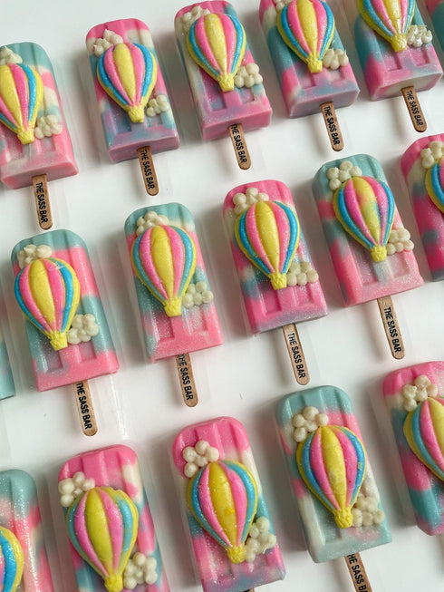 The Sass Bar Hot Air Balloon + Rainbow (Set of 2) Soap