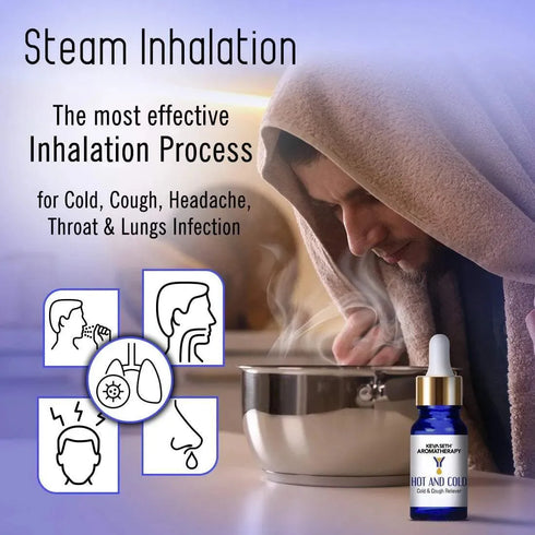 Keya Seth Aromatherapy Hot and Cold-Congestion Reliever Steam Inhaler