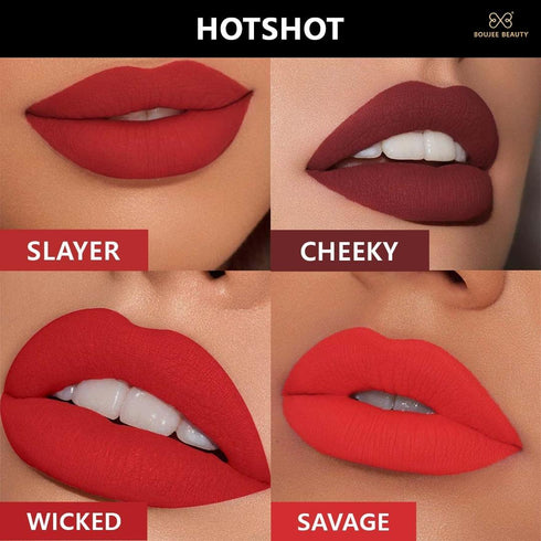 Boujee Beauty Mini Liquid Lipstick Combo Hotshot