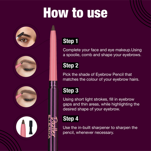 Dazller Cosmetics Eterna Stroke and Shape Eyebrow Pencil
