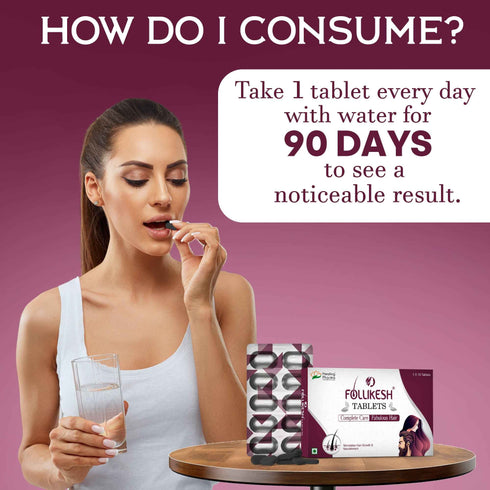 Healing Pharma Follikesh Biotin Hair Growth Supplements