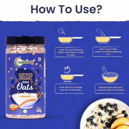 Nutriorg Gluten Free Rolled Oats