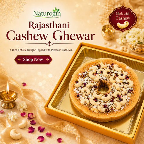 Naturogin By Prakruth Rajasthani Cashew Ghewar