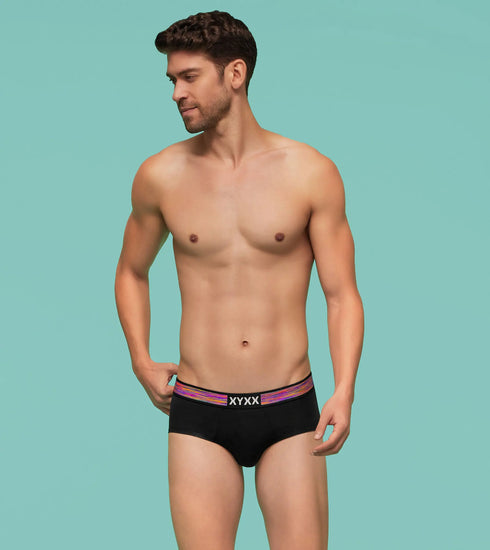 XYXX Hues Briefs Black Ribbon