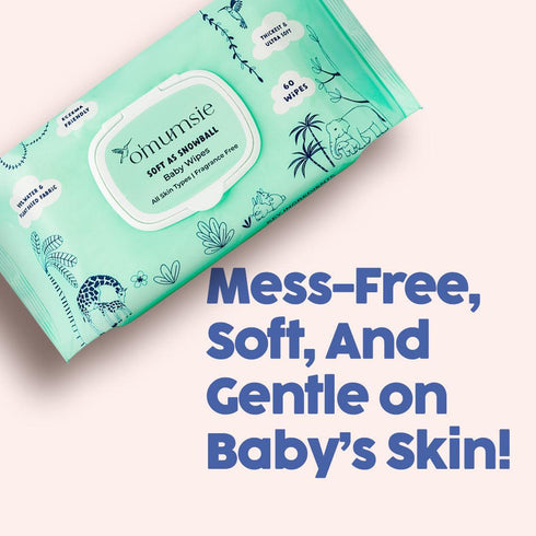 Omumsie 99% Water Thickest Baby Wipes Pack of 2