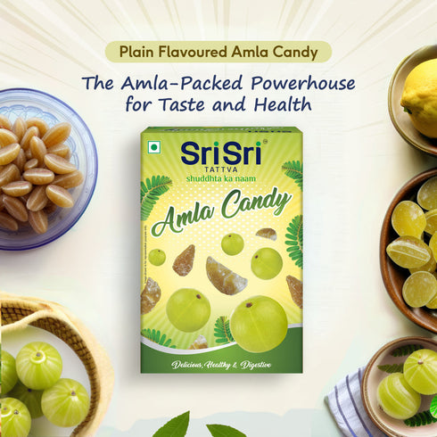 Sri Sri Tattva Amla Candy - Plain Flavour, Healthy & Digestive