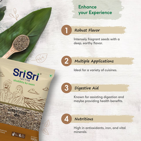 sri sri tattva cumin seeds (jeera)