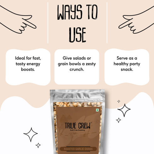 Sri Sri tattva roasted Garlic chana pouch