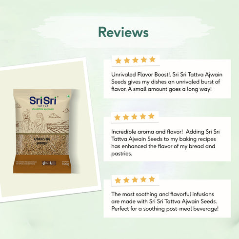 Sri Sri Tattva Ajwain Seeds, 100g