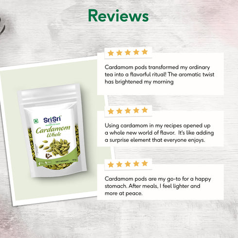 Sri Sri tattva Cardamom Whole