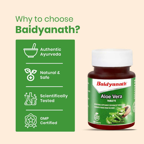 Baidyanath Aloe Vera Tablets 60 Tablets