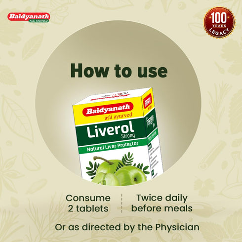 Baidyanath Liverole Strong 50 Tablets